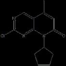 2-chloro-8-cyclopentyl-5-methylpyrido[2,3-d]pyrimidin-7(8H)-one 